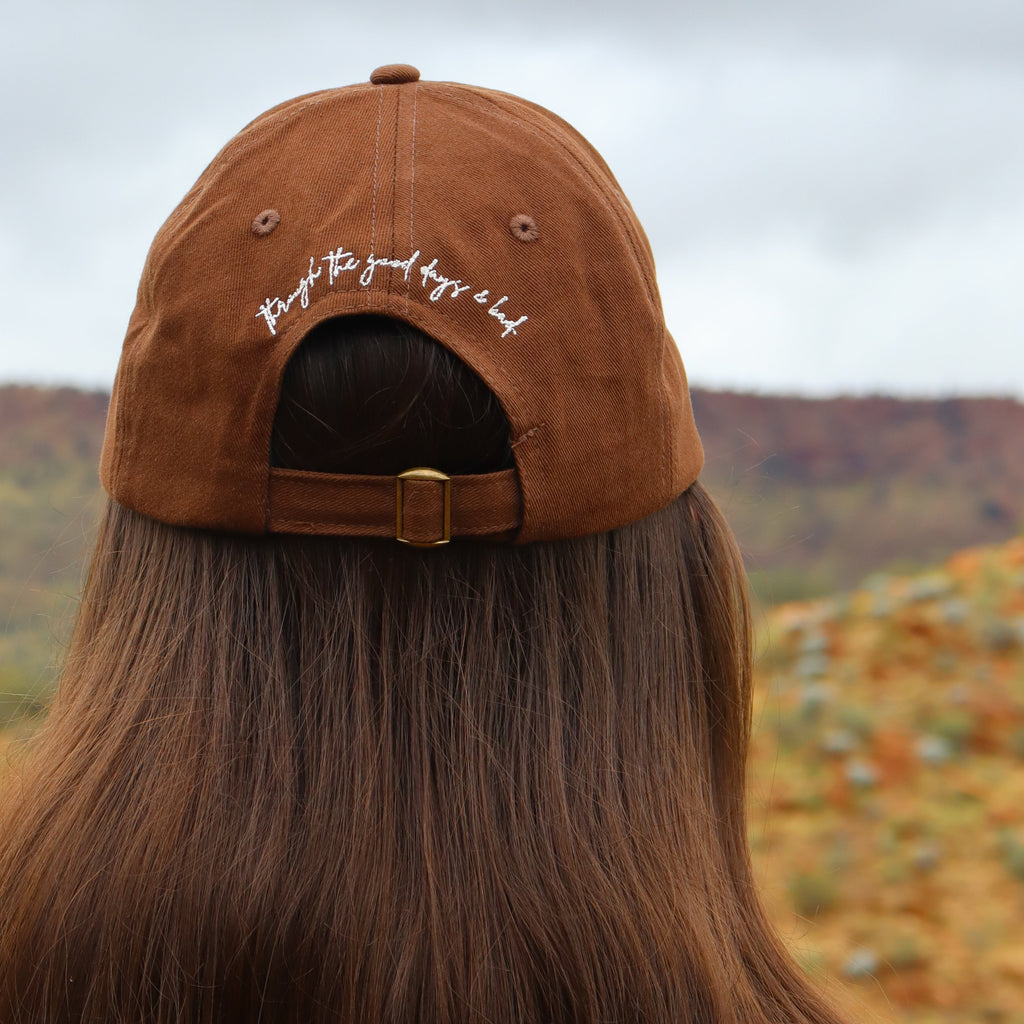 Distressed Cap - Dark Brown