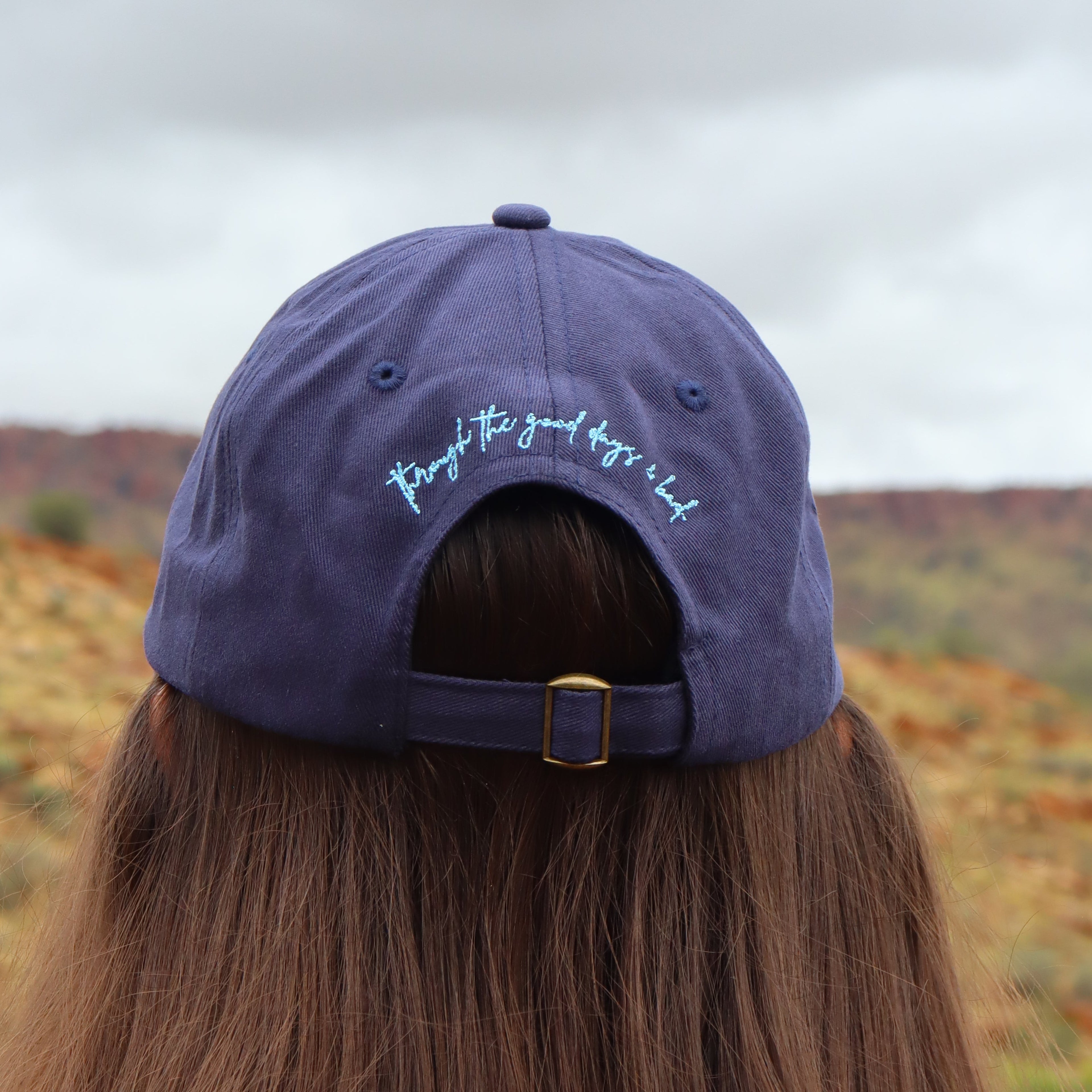 Distressed Cap - Navy
