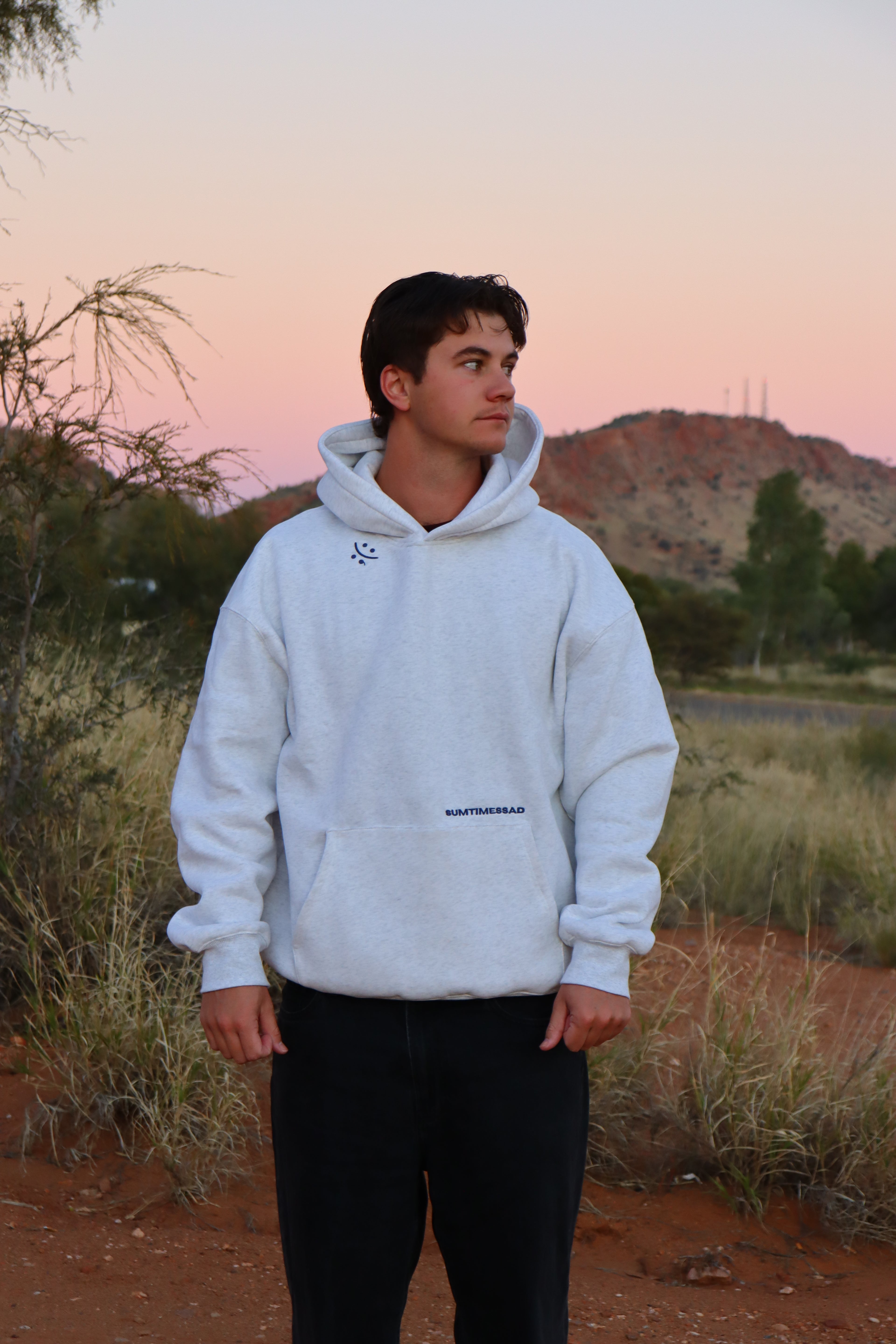 Oversized Hoodie (Marle Grey)