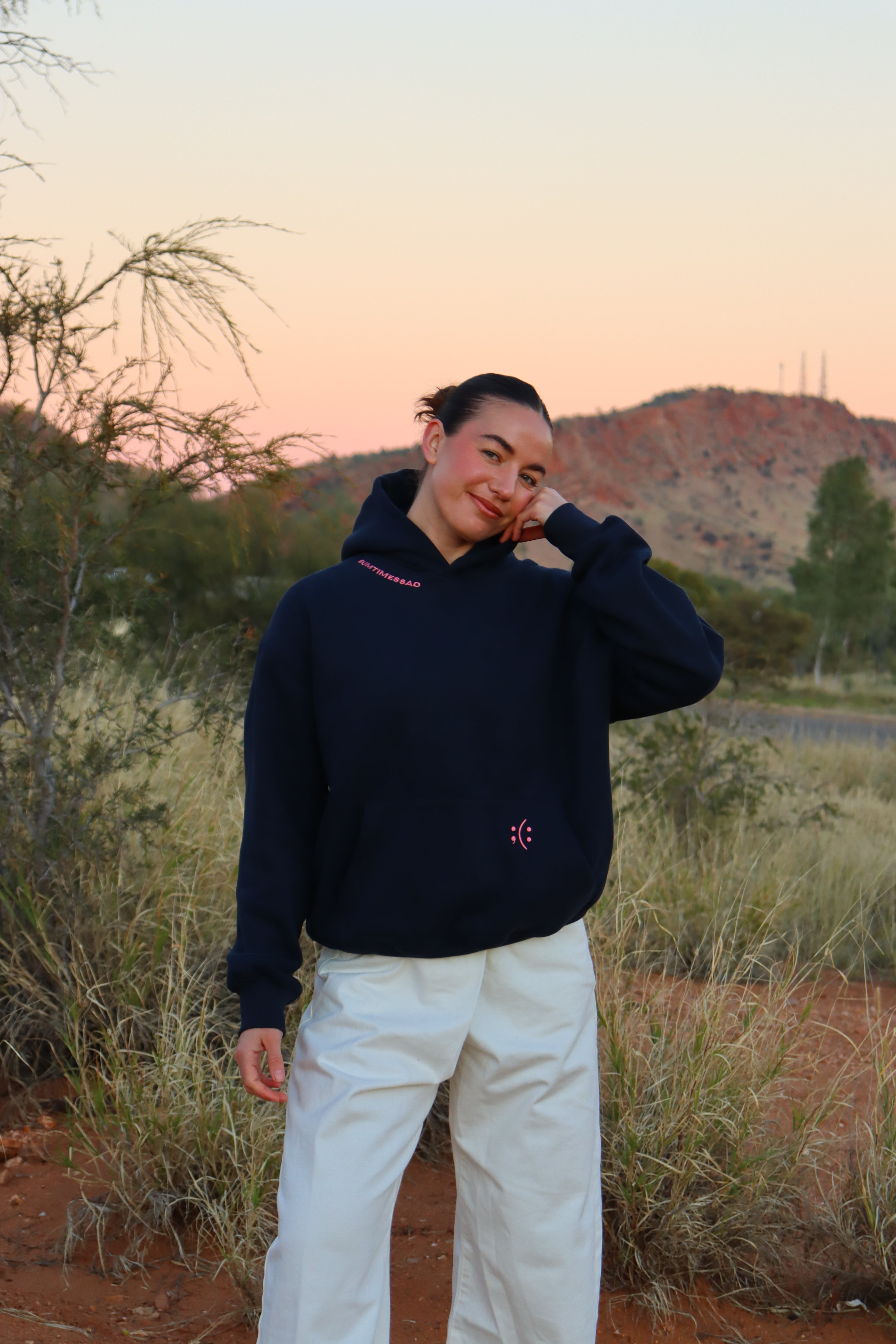Oversized Hoodie (Navy)